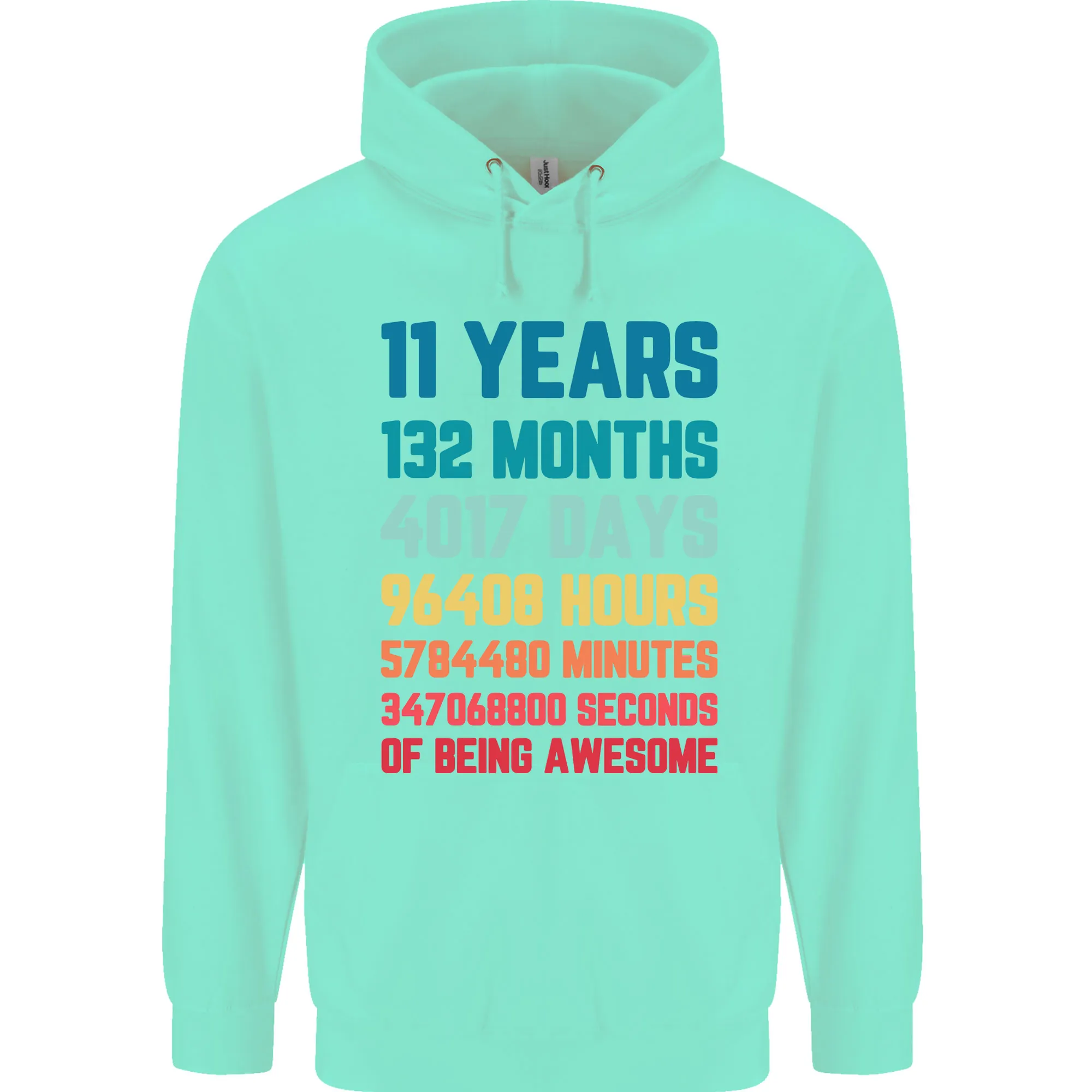 11th Birthday 11 Year Old Childrens Kids Hoodie