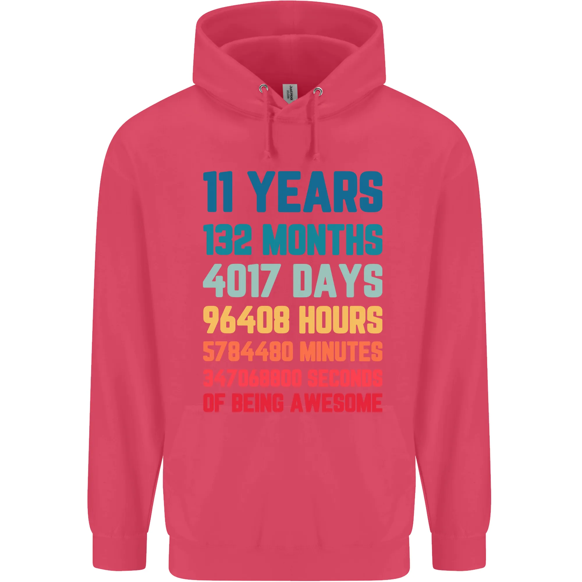 11th Birthday 11 Year Old Childrens Kids Hoodie