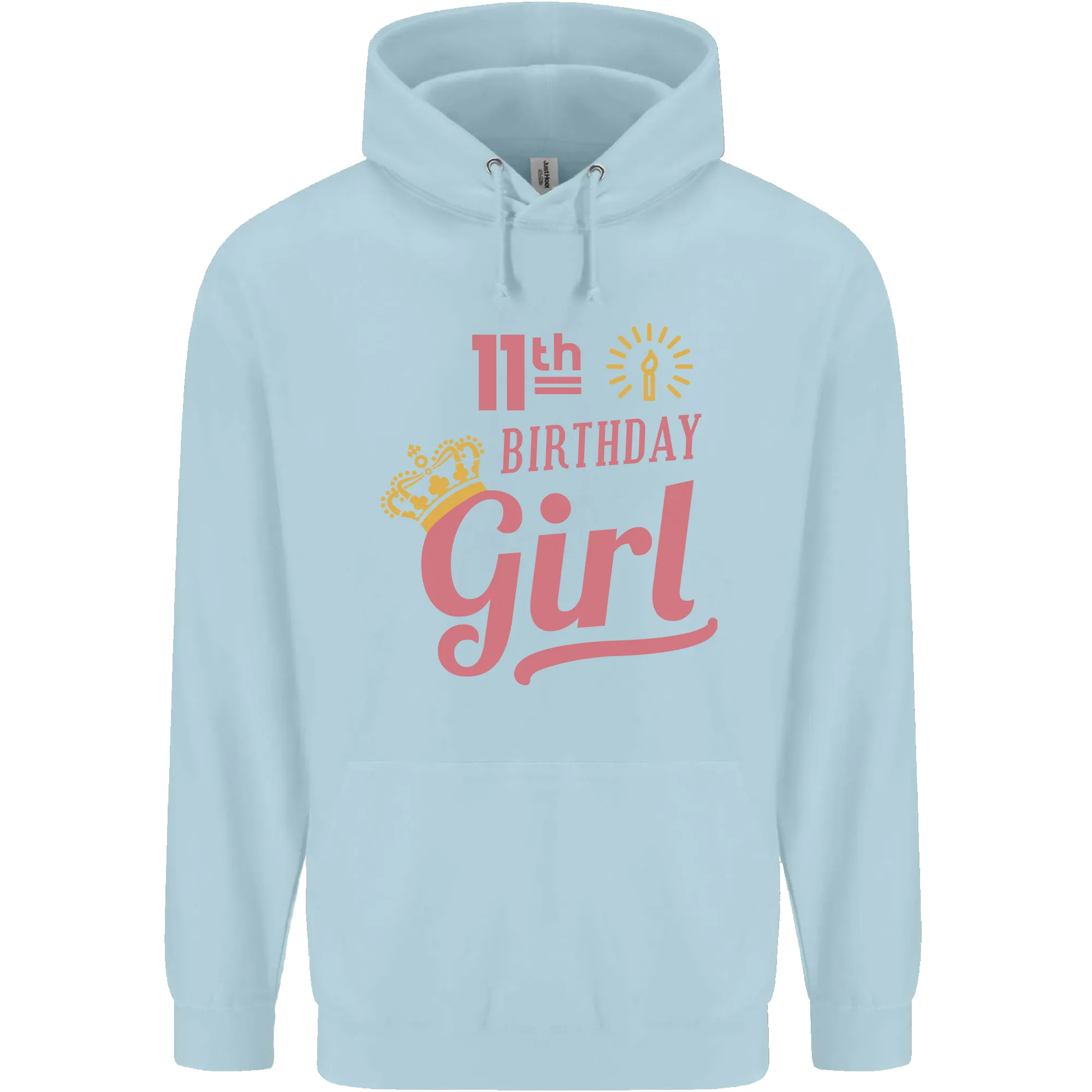 11th Birthday Girl 11 Year Old Princess Childrens Kids Hoodie