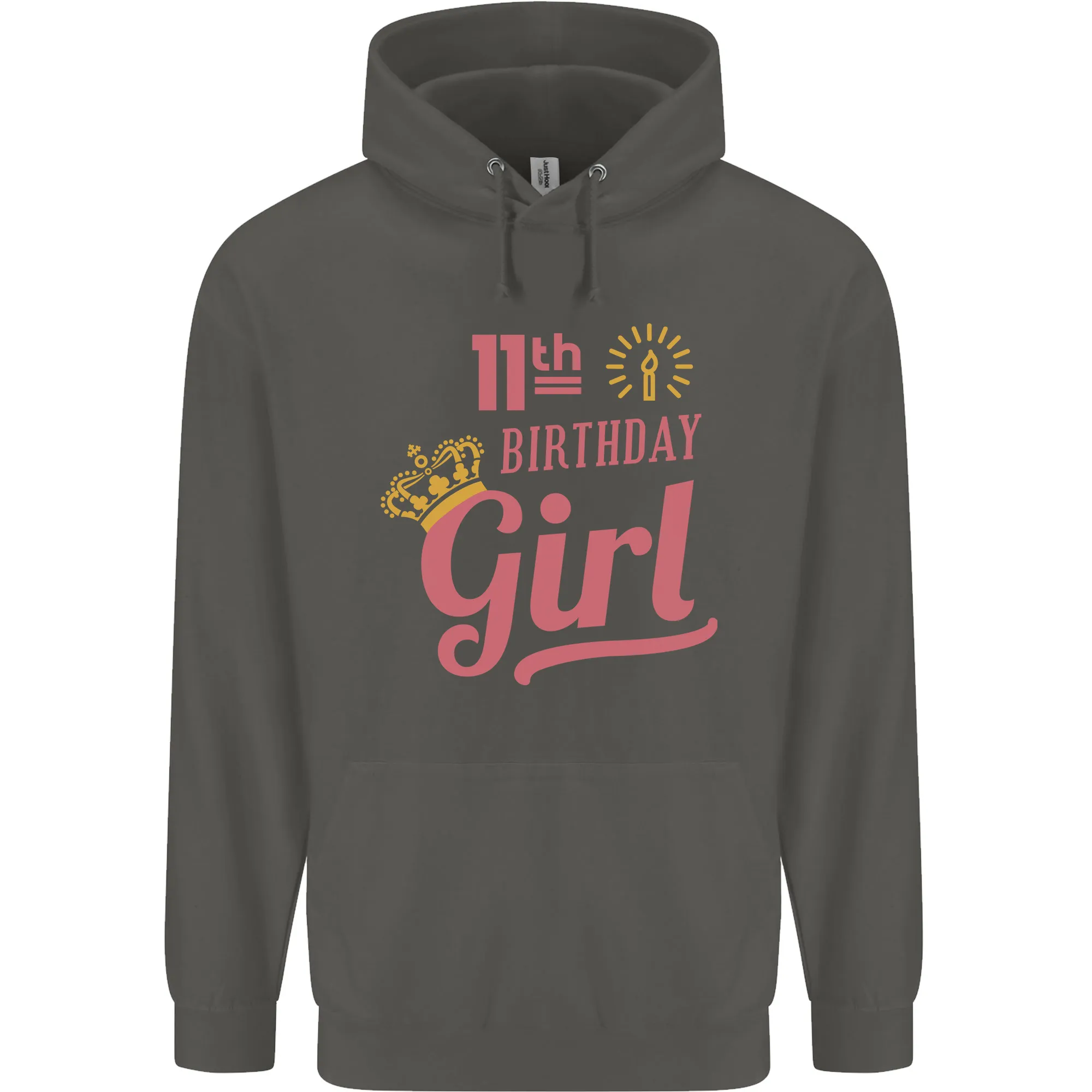 11th Birthday Girl 11 Year Old Princess Childrens Kids Hoodie