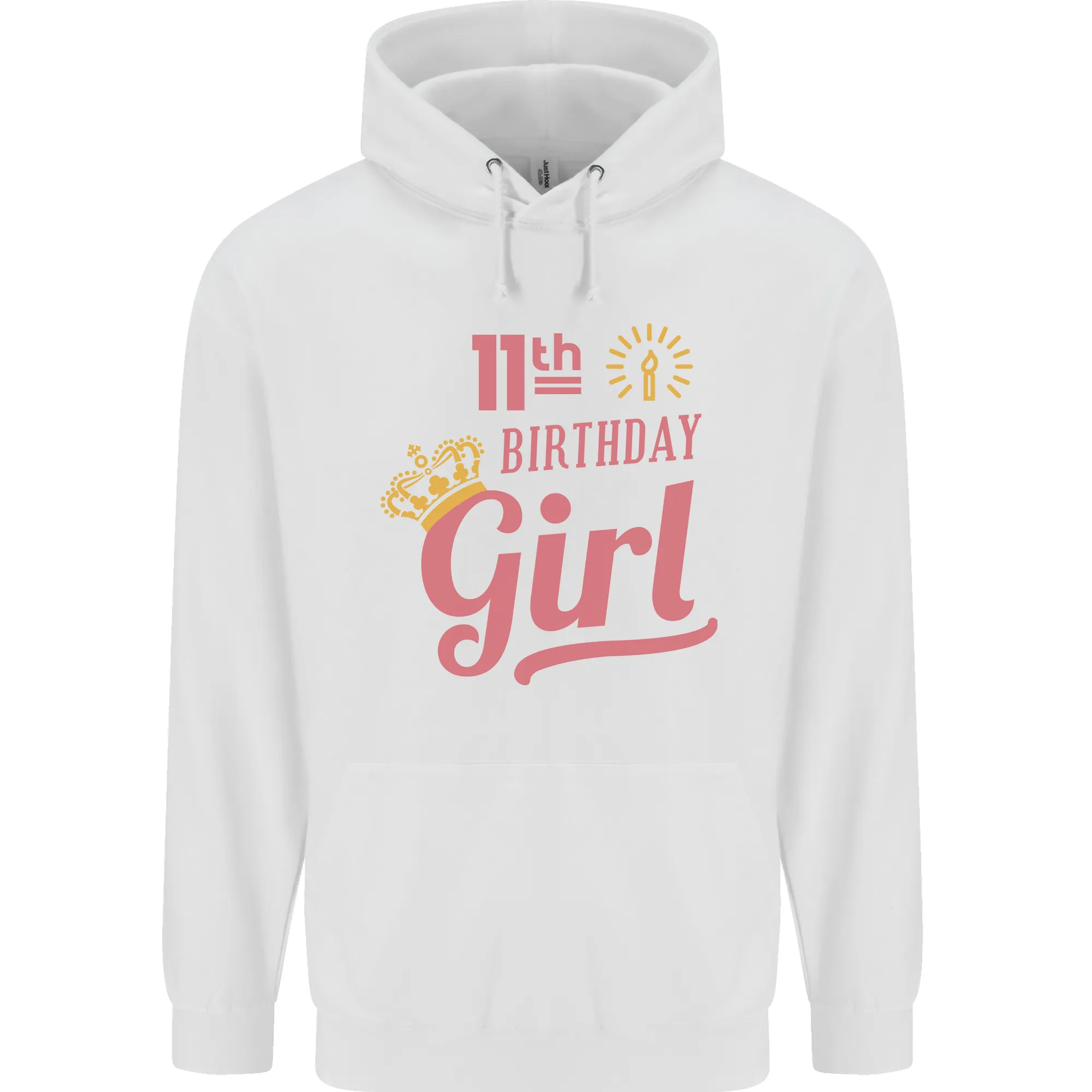 11th Birthday Girl 11 Year Old Princess Childrens Kids Hoodie