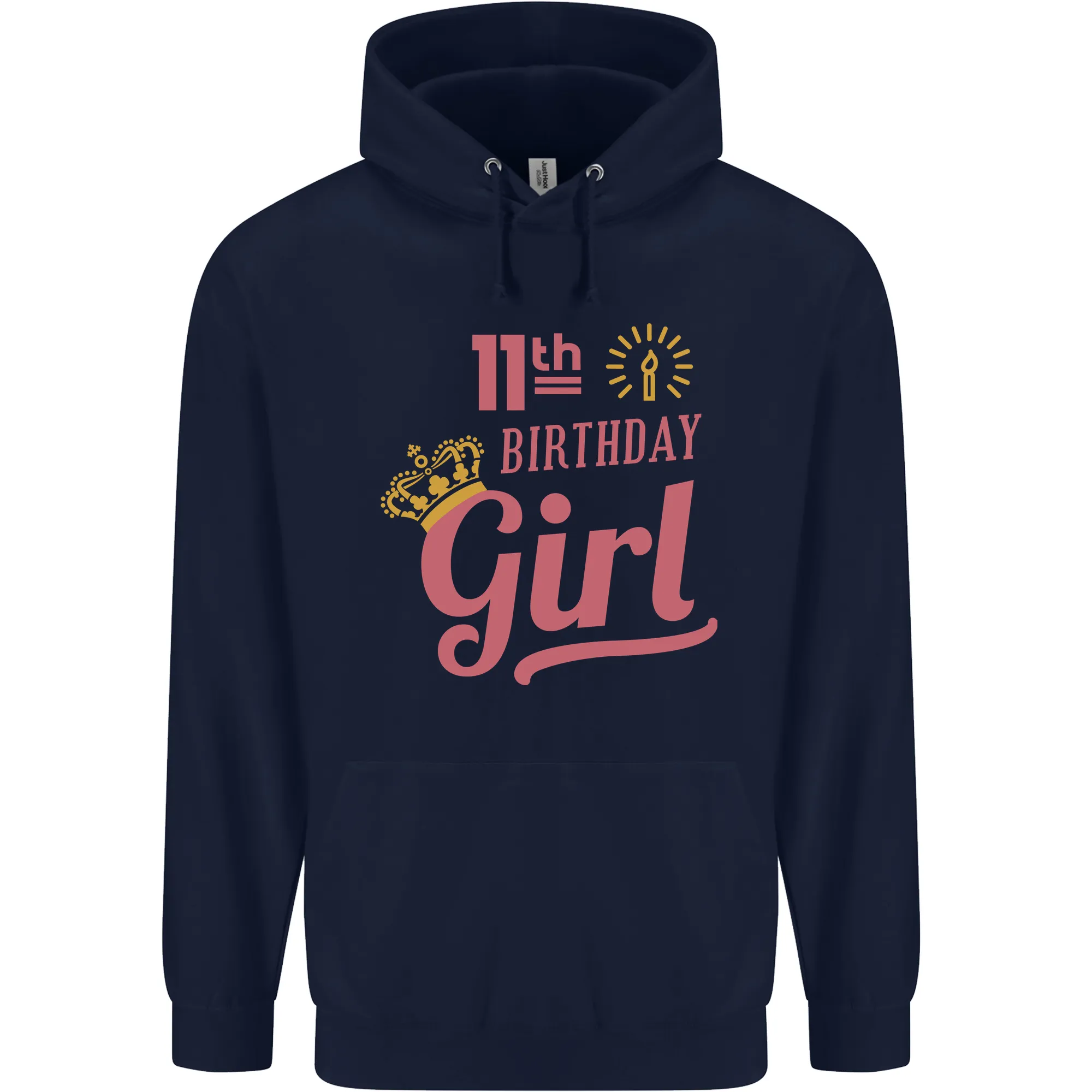 11th Birthday Girl 11 Year Old Princess Childrens Kids Hoodie