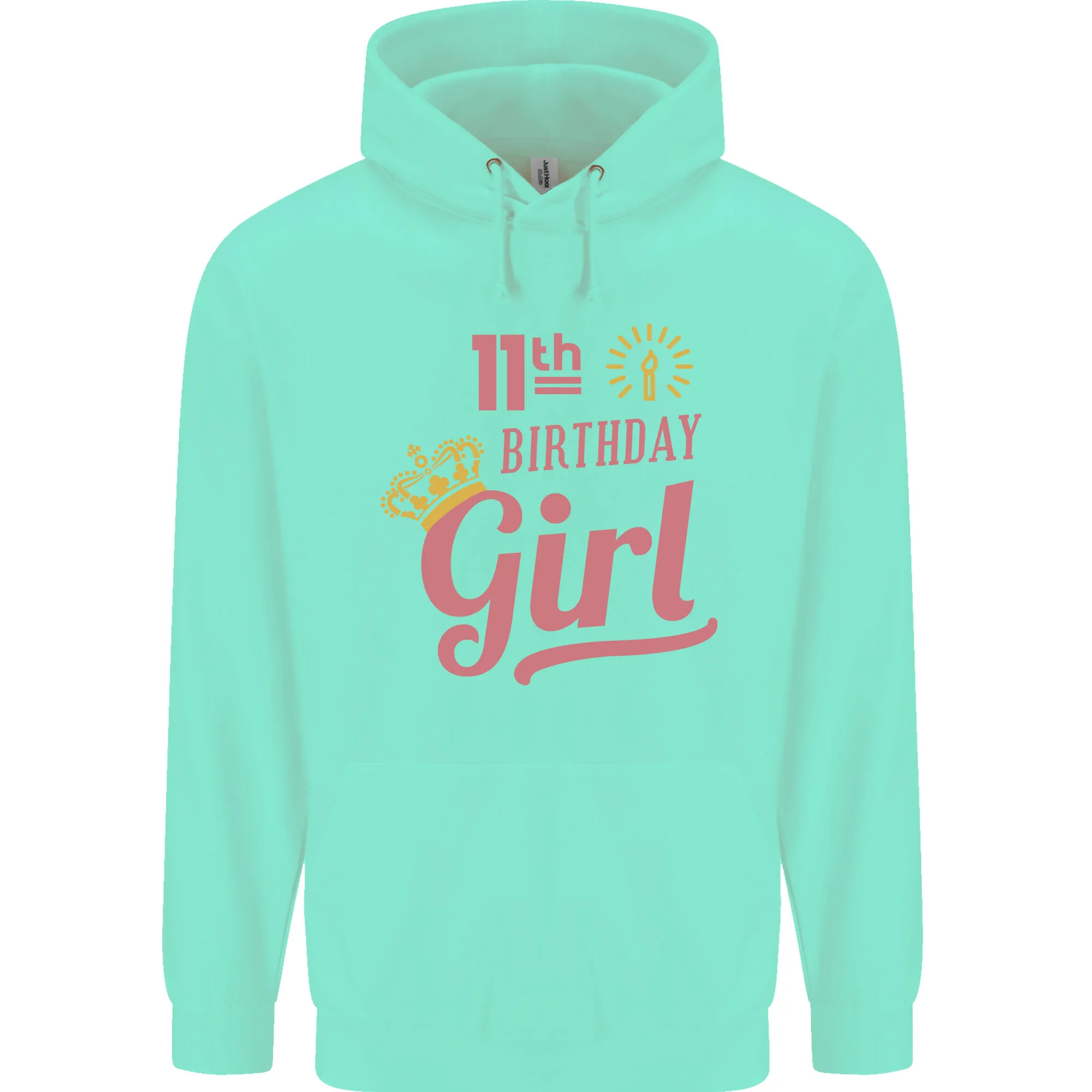 11th Birthday Girl 11 Year Old Princess Childrens Kids Hoodie