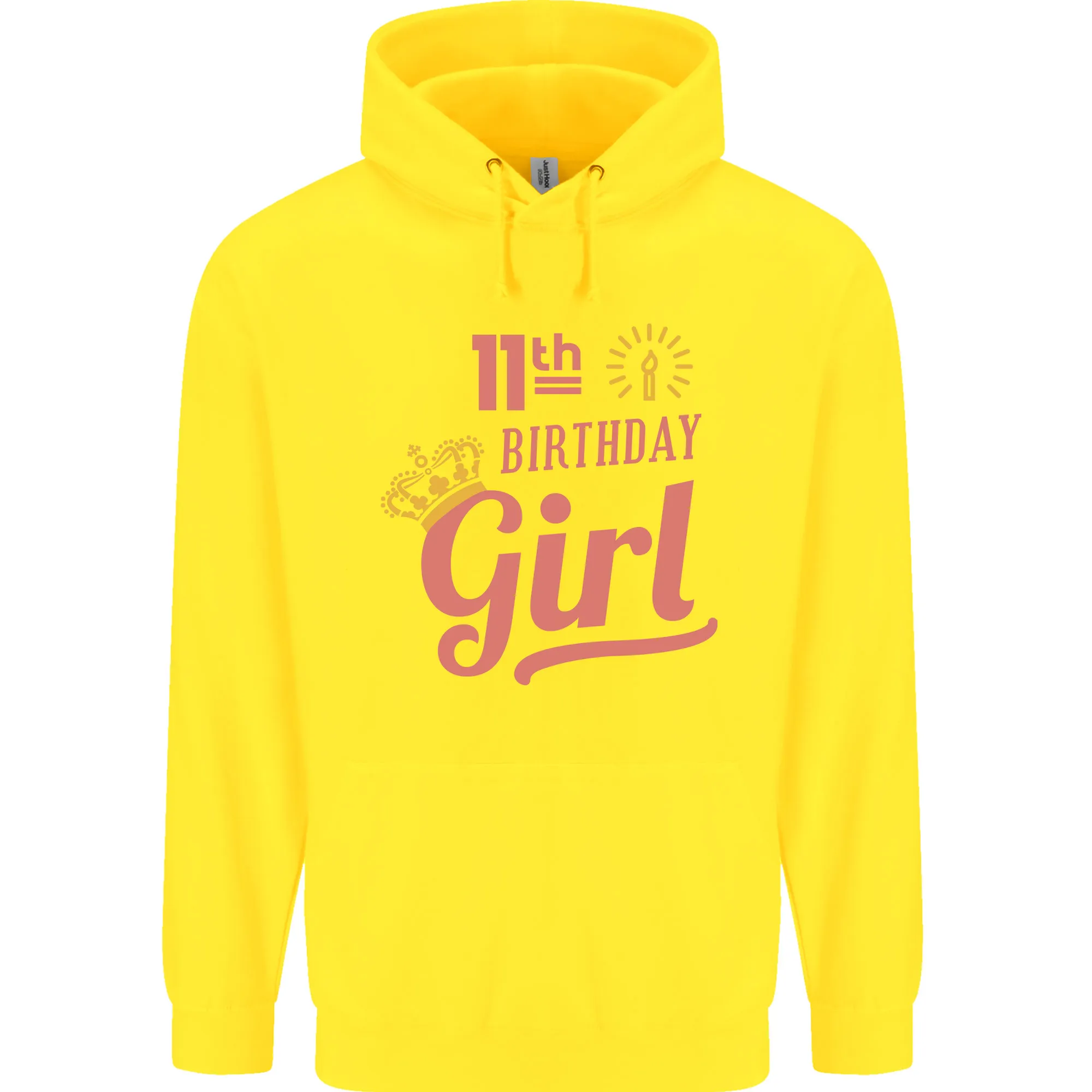 11th Birthday Girl 11 Year Old Princess Childrens Kids Hoodie