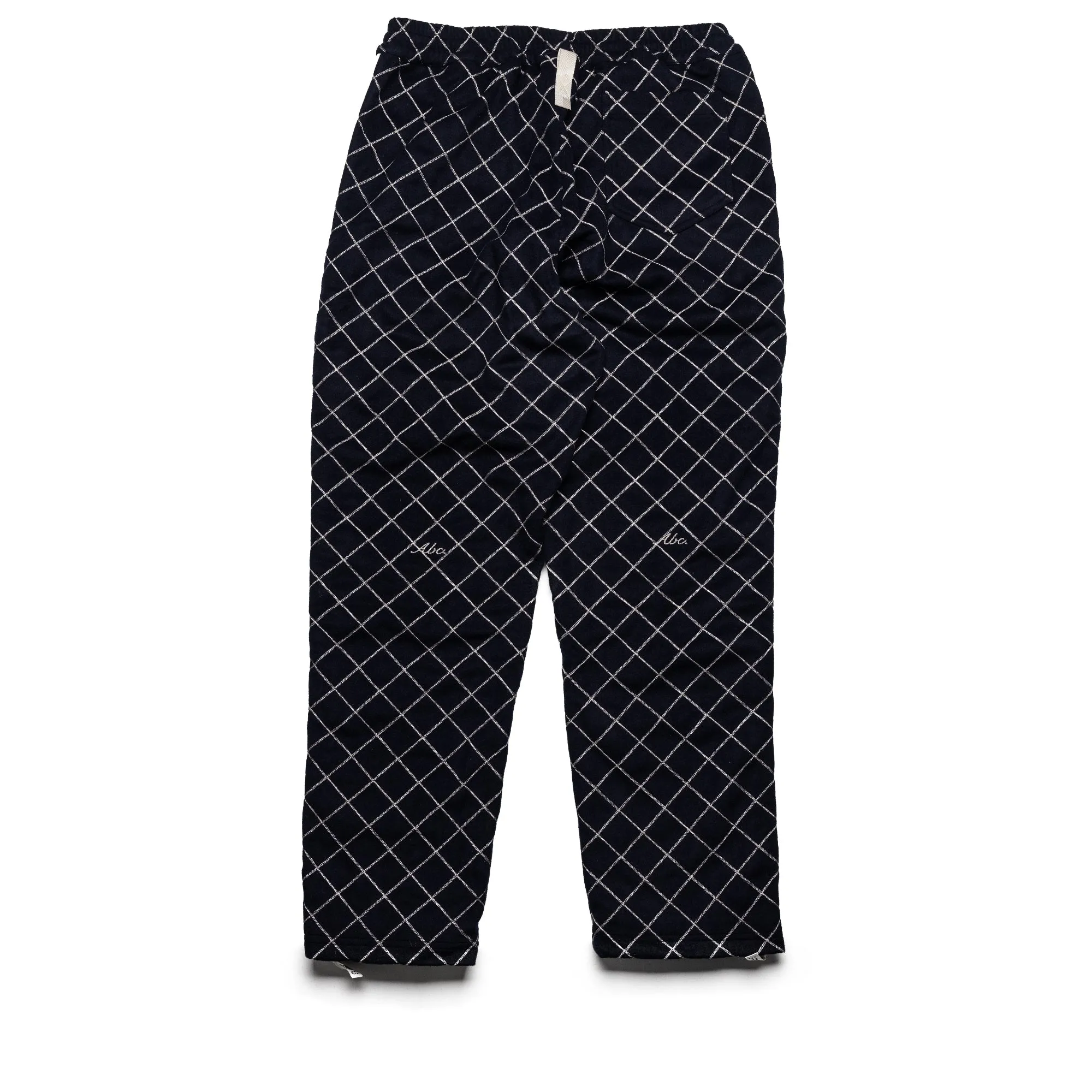 Advisory Board Crystals Diamond Quilted Pants - Navy