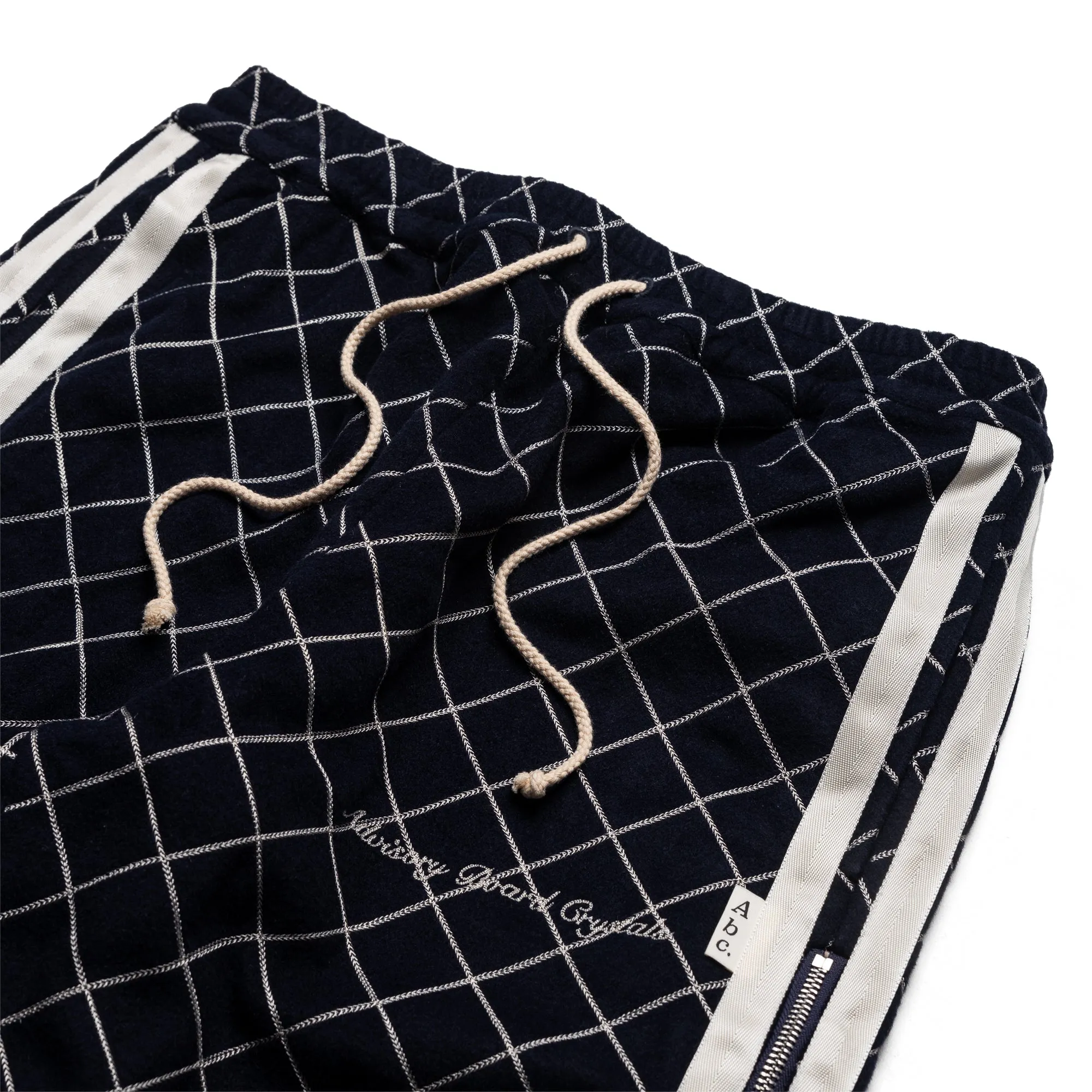 Advisory Board Crystals Diamond Quilted Pants - Navy