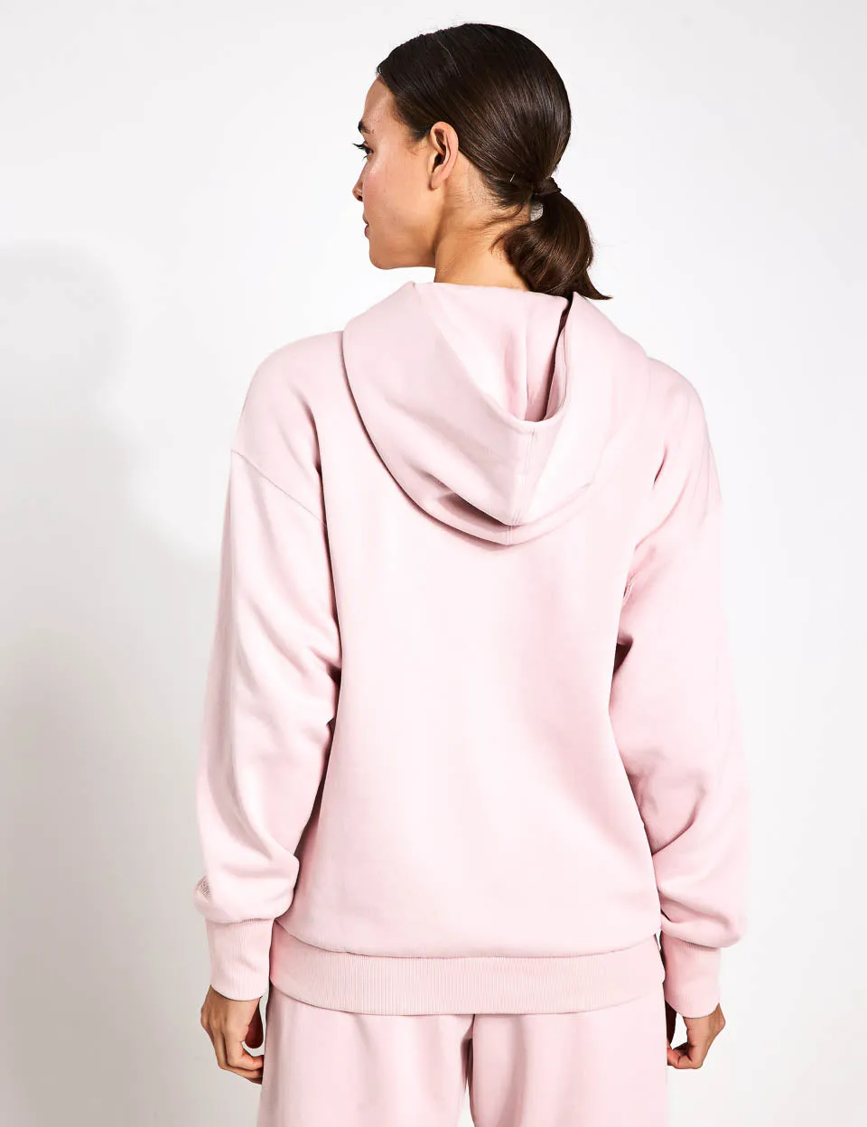 ALL SZN Fleece Loose Hoodie - Sandy Pink