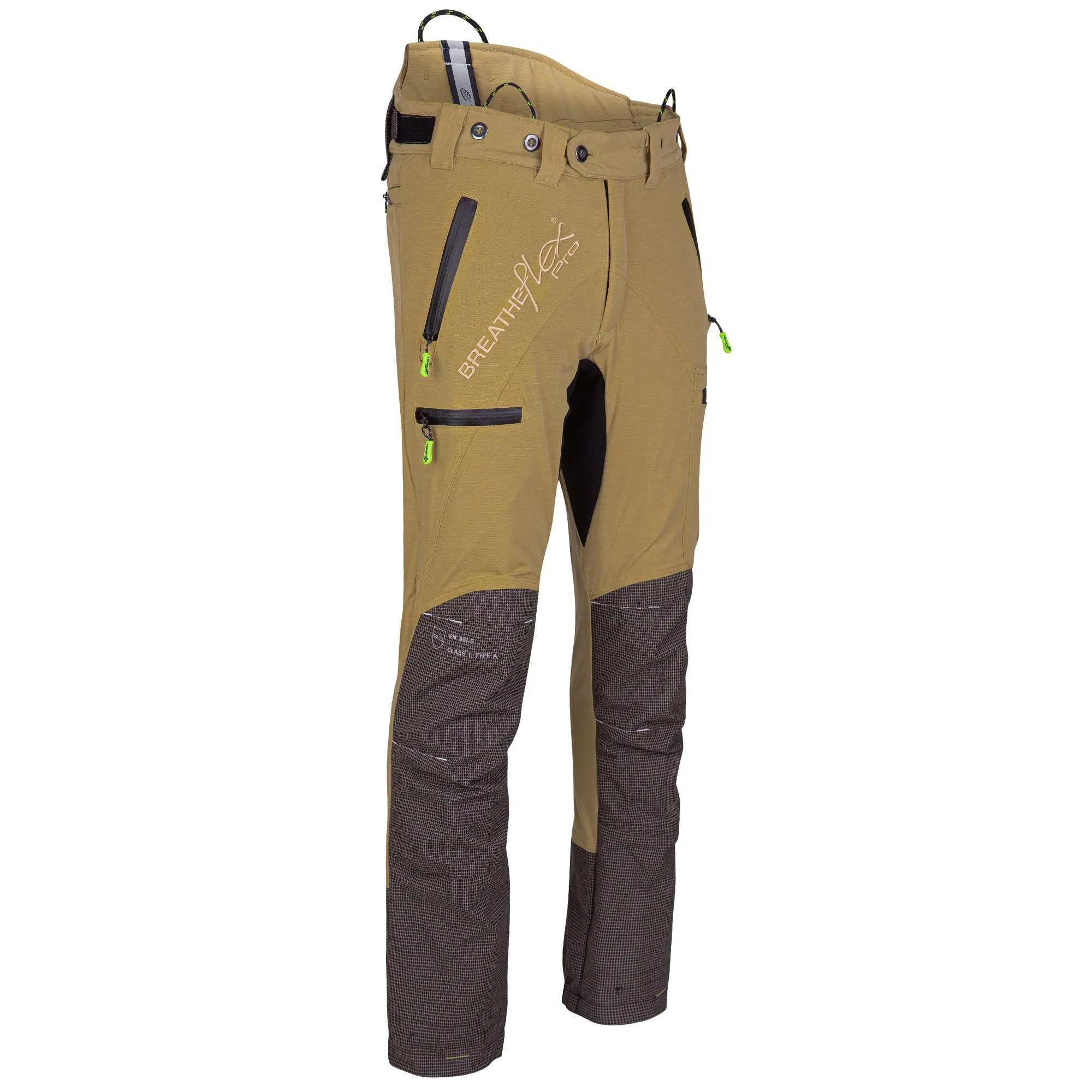 AT4070 Breatheflex Pro Chainsaw Pants Design C Class 1 - Beige