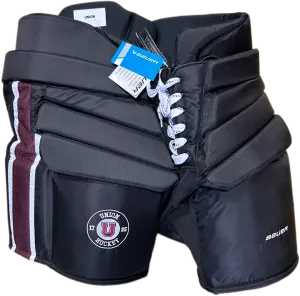 Bauer Pro - NCAA Pro Stock Hockey Goalie Pants (Black/Maroon)