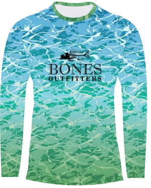 Bones Aqua Camo Long Sleeve