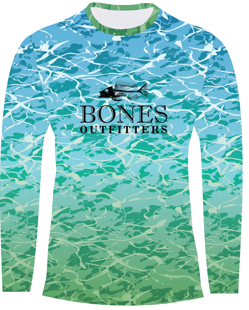 Bones Aqua Camo Long Sleeve