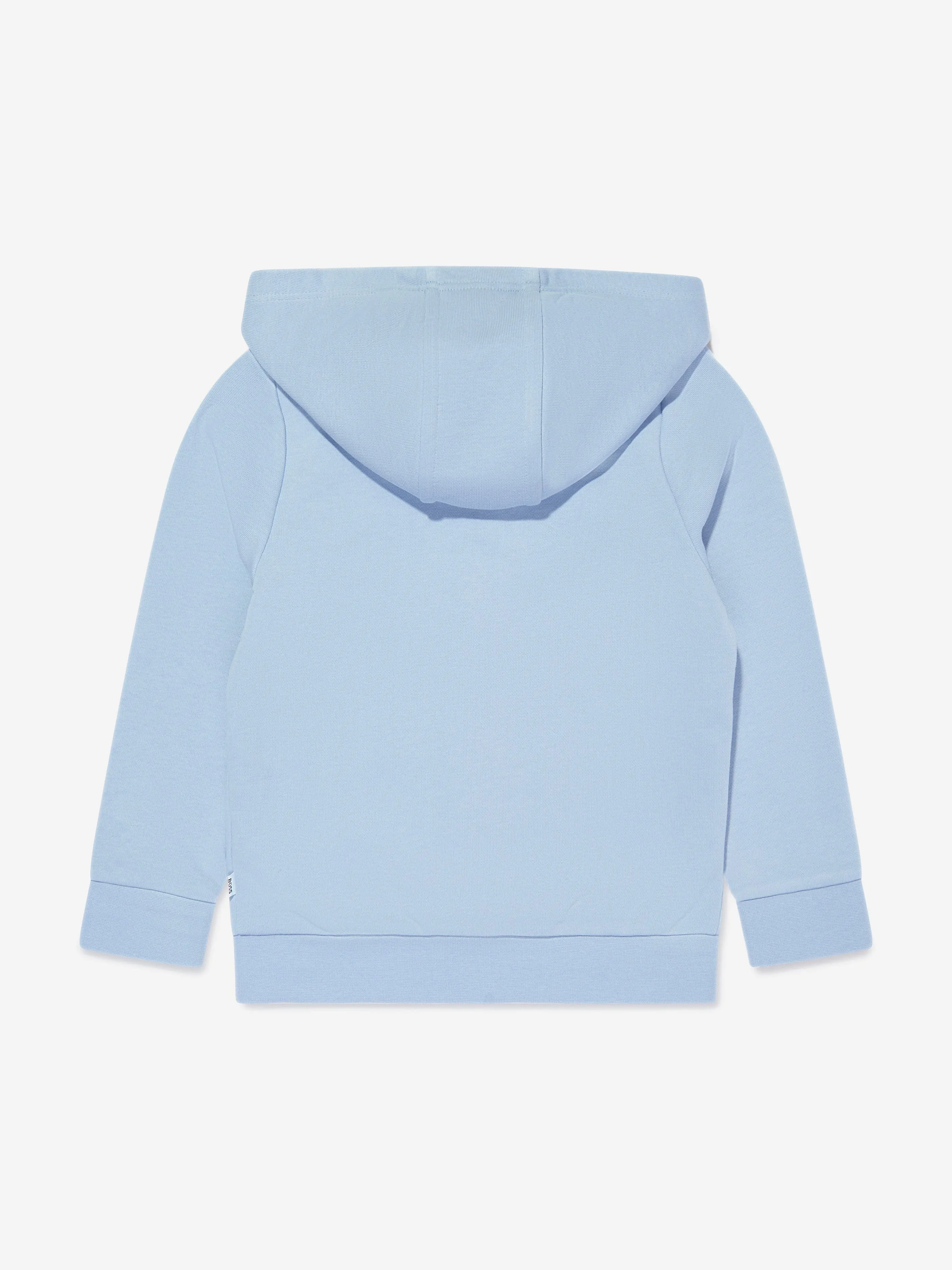 BOSS Boys Logo Zip Up Top in Blue