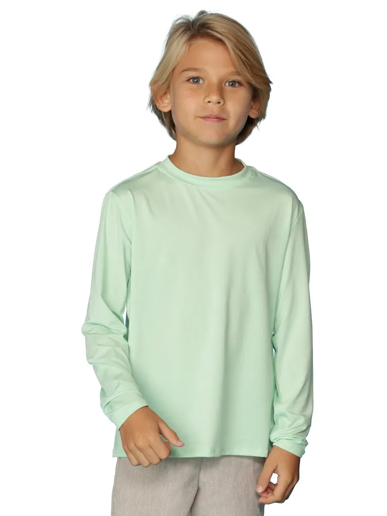 Boys loose fit sun shirt in Tie Dye