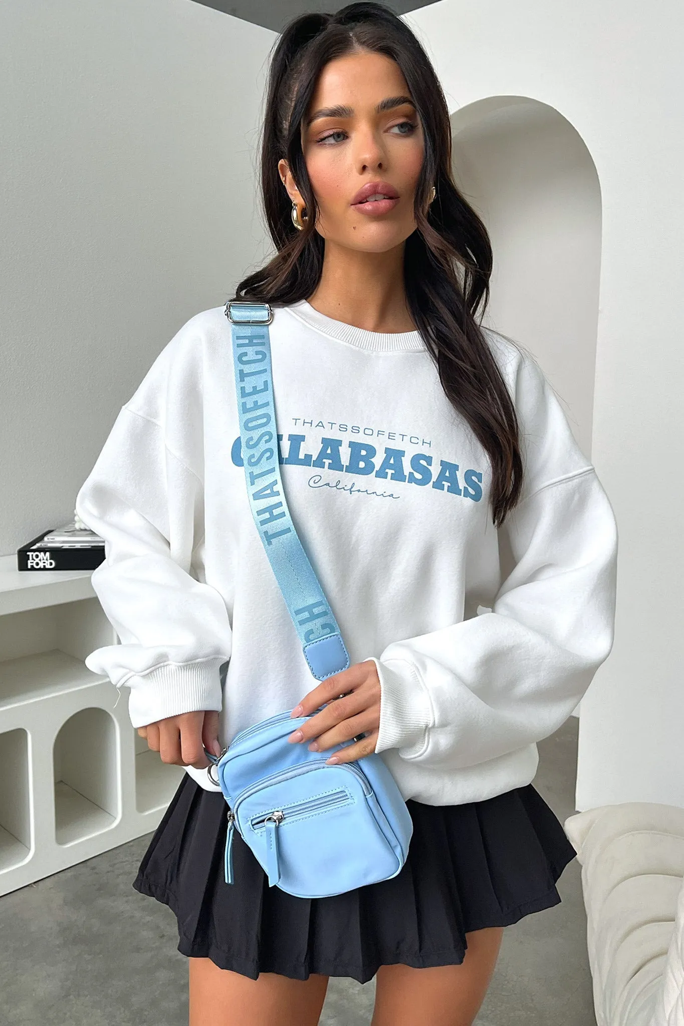 Calabasas Crewneck - White