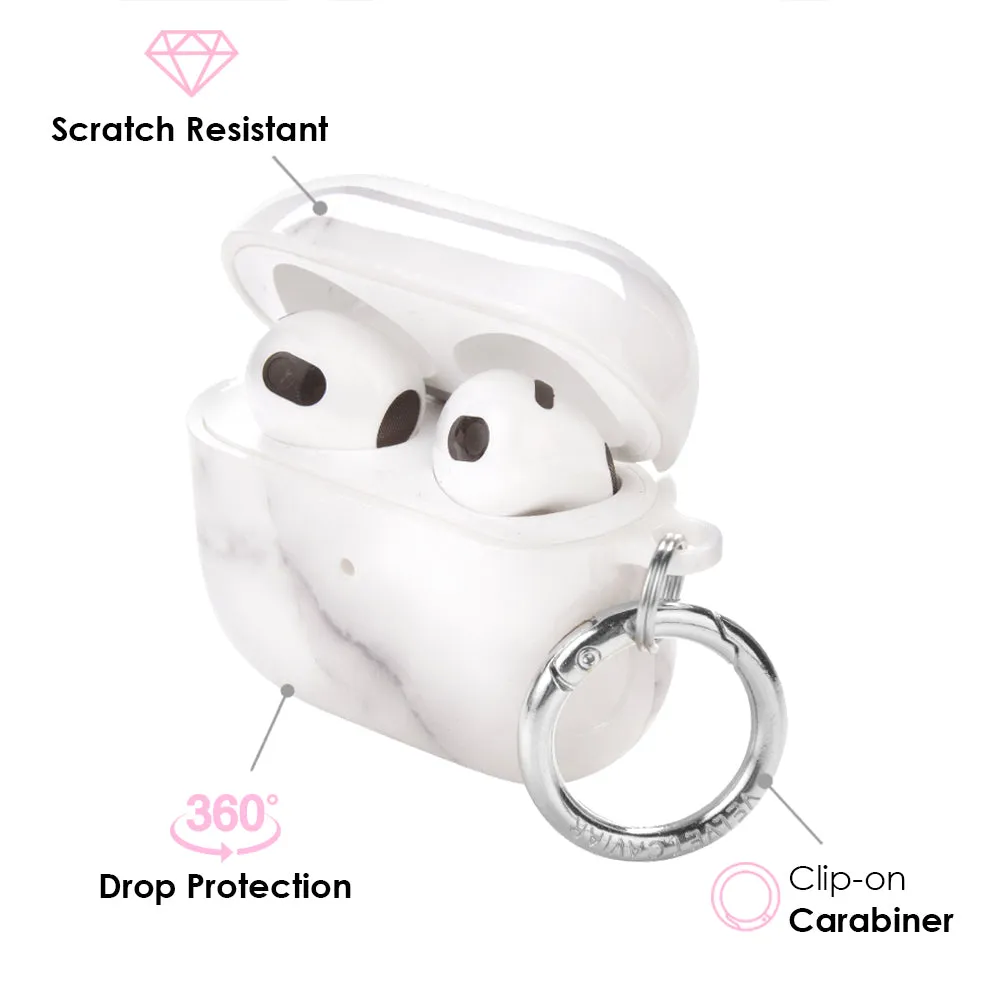 Carrara Marble AirPod Case