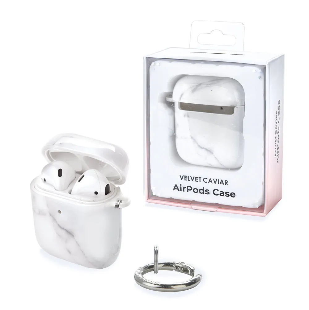 Carrara Marble AirPod Case