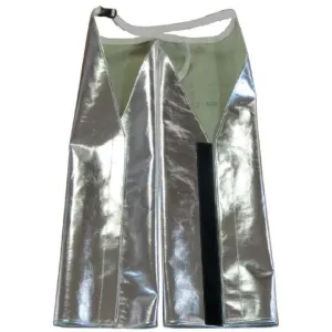 Chicago Protective Apparel HL777-ACK 19 Oz Aluminized Carbon Kevlar Attached Hip Leggings, 1 Pair