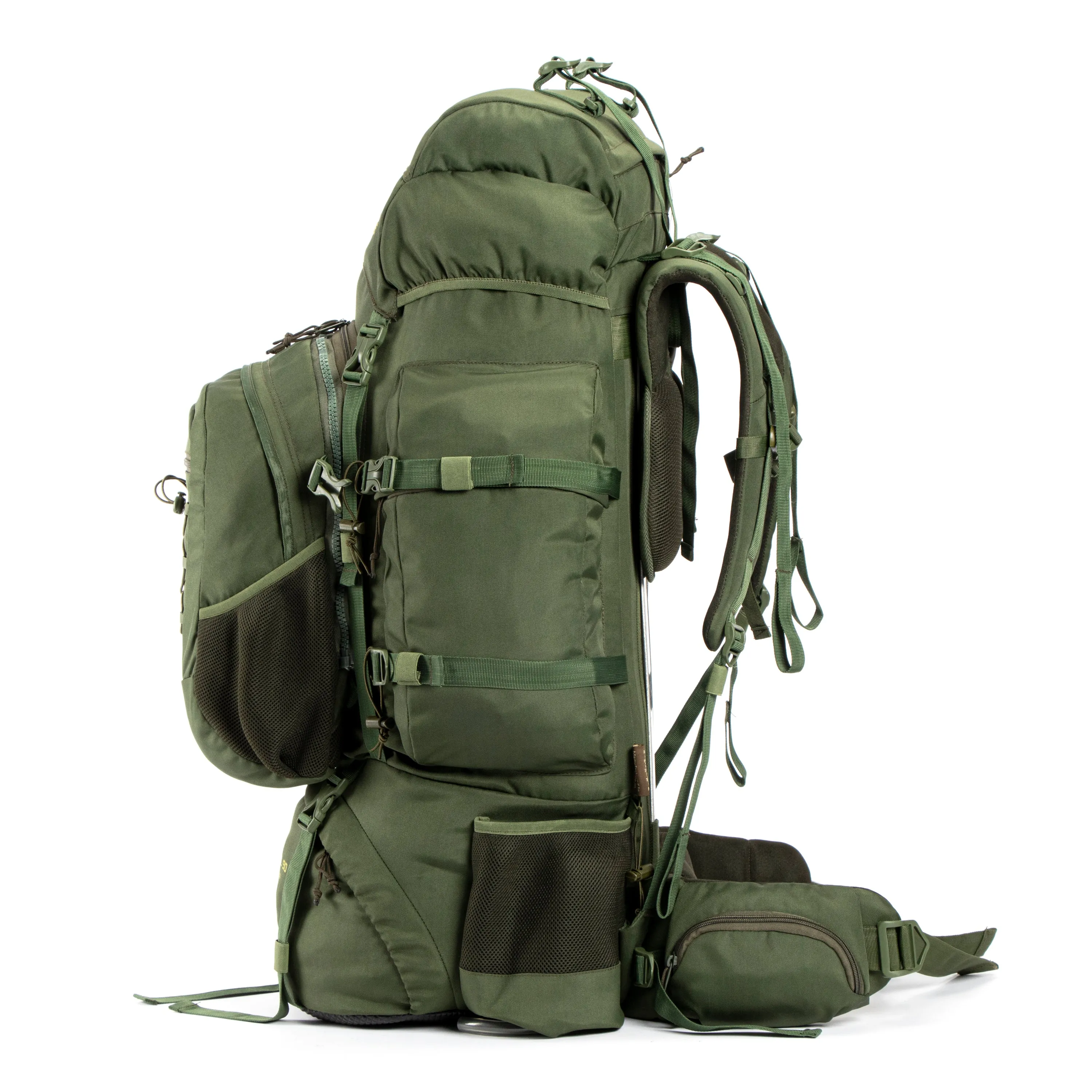 Colonel Pro 105 L Rucksack With Organizer Pack Army Green