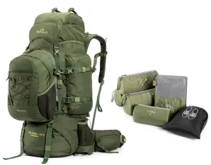 Colonel Pro 105 L Rucksack With Organizer Pack Army Green