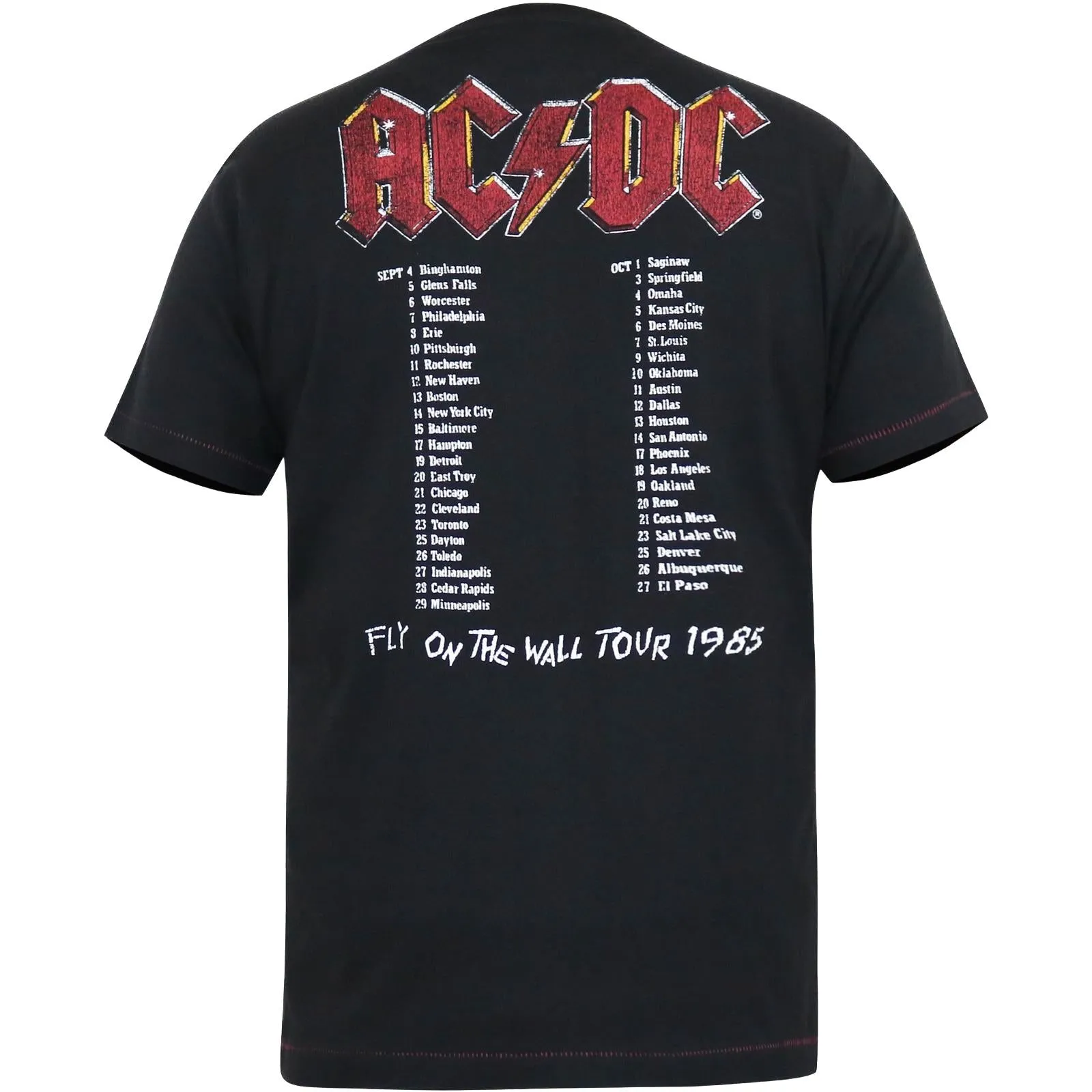 D555 Mens Jailbreak Big & Tall Short Sleeve AC/DC T-Shirt