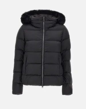 Deluxe Black Women's Down Jacket