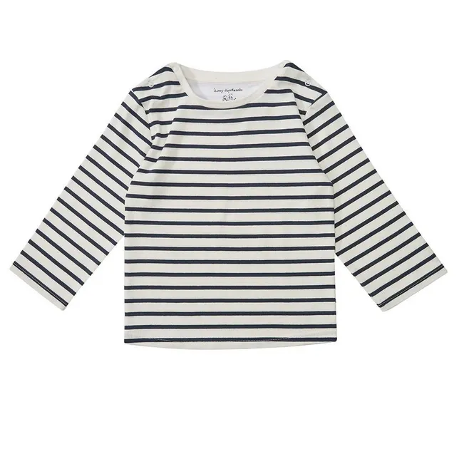 Dotty Dungarees Breton Stripe Top