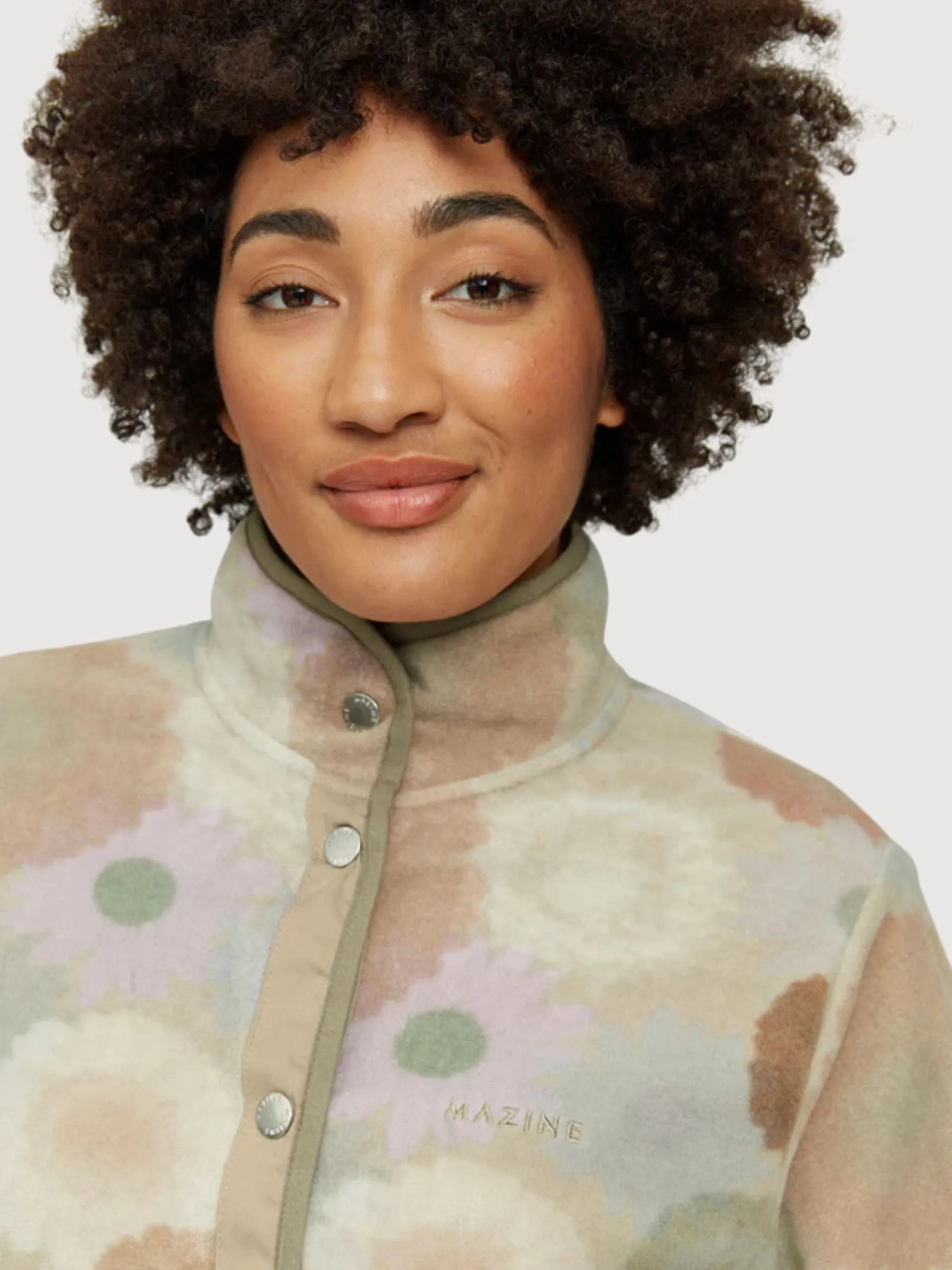 Fleet Printed Jacket Multicolor Women | Mazine