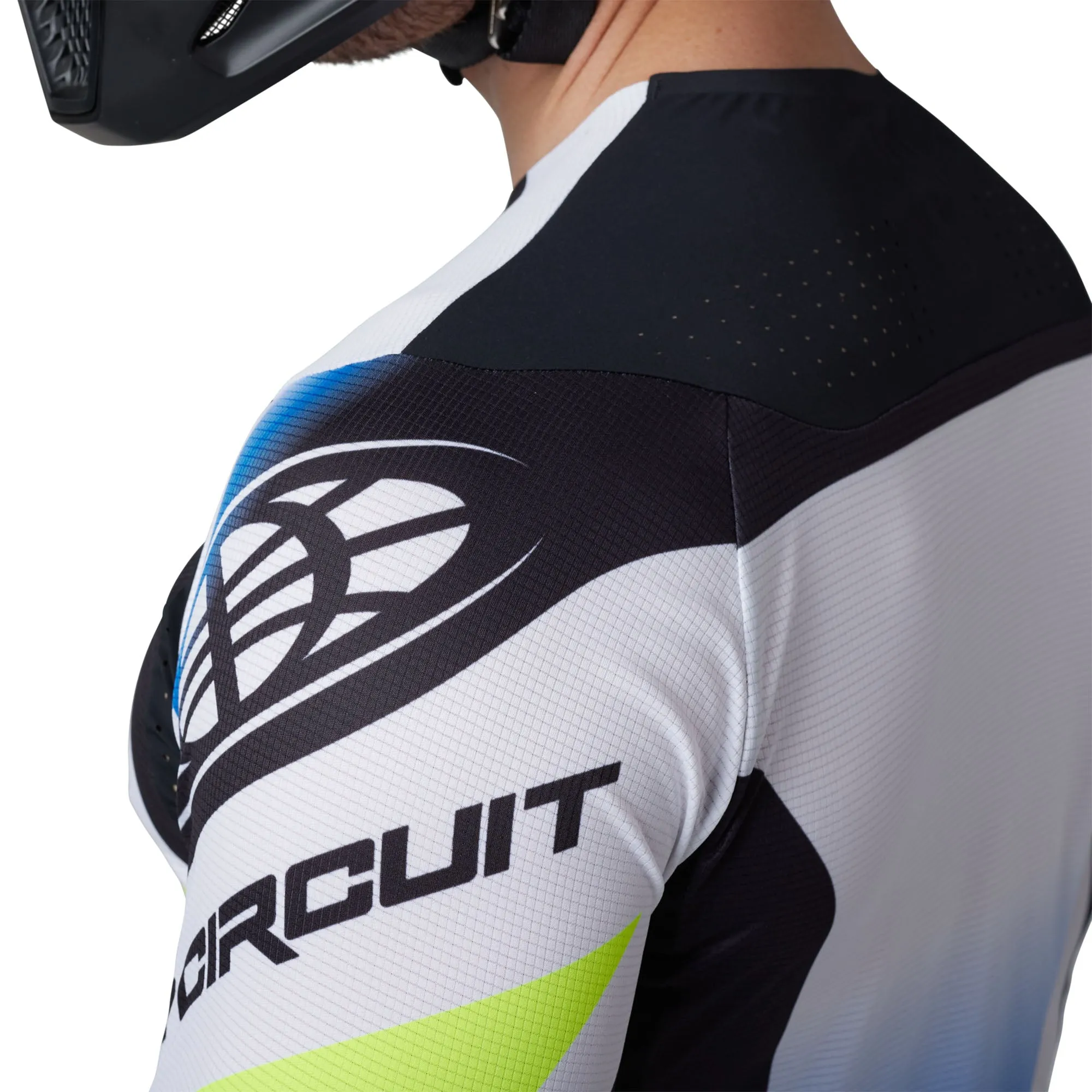 Fox Racing  Flexair Pro Circuit Foyl Jersey Ultra-Lightweight Fabric Black White