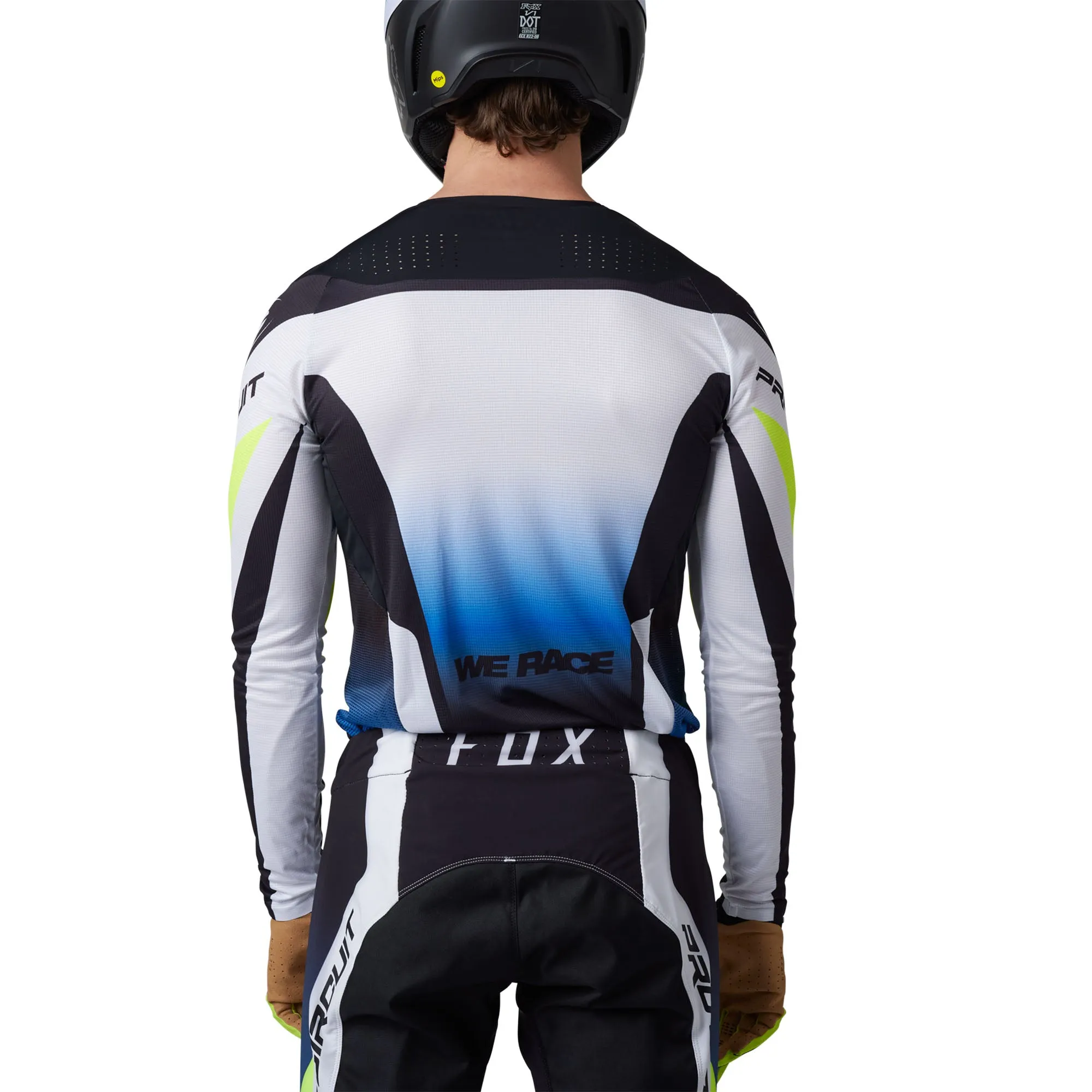 Fox Racing  Flexair Pro Circuit Foyl Jersey Ultra-Lightweight Fabric Black White