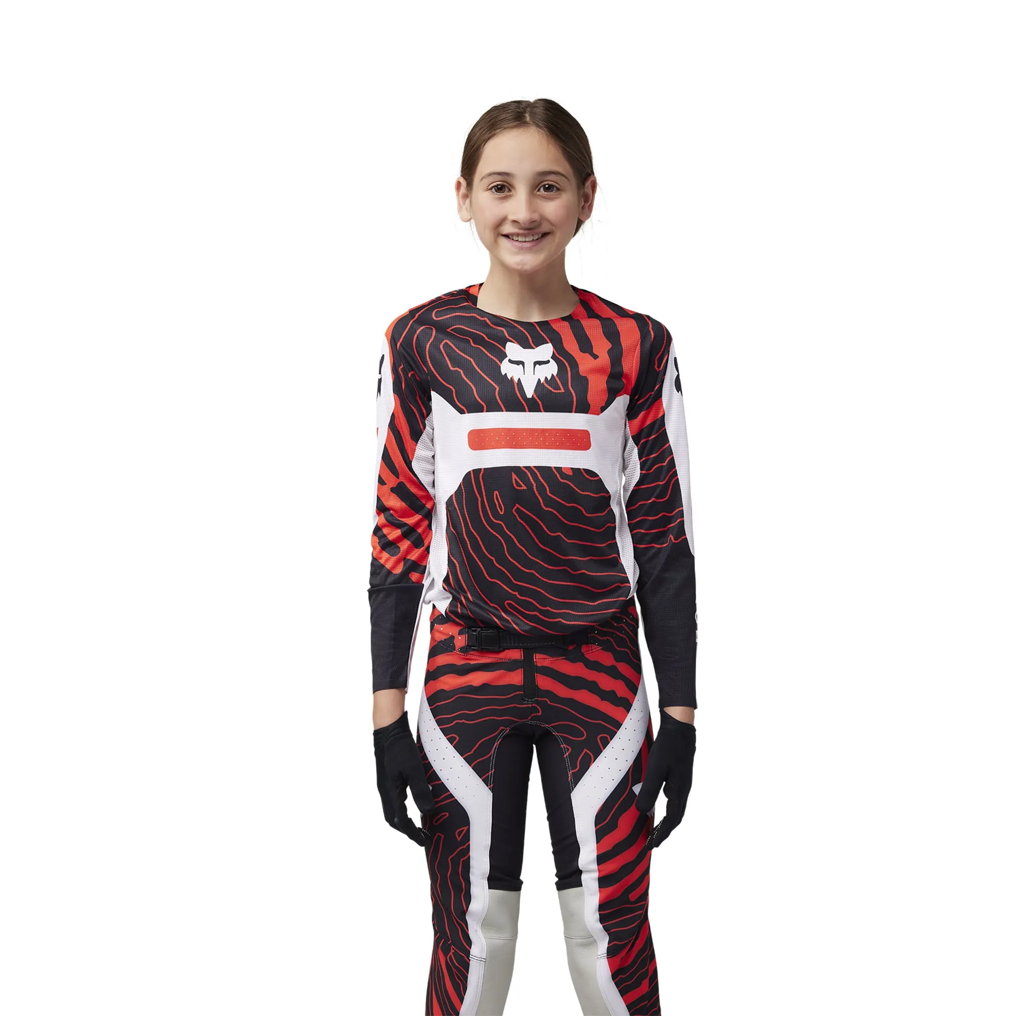 Fox Racing Youth Flexair Impression Offroad Jersey White