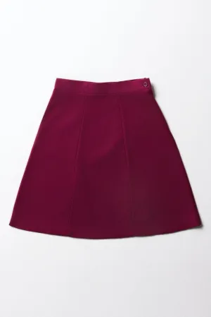 Girls School Skirt Maroon