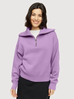 Inha Zip Troyer Lilac Pink Women | Mazine