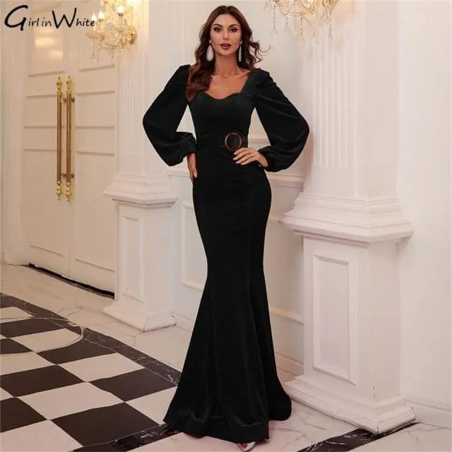 Long Elegant Mermaid Evening Party Dresses