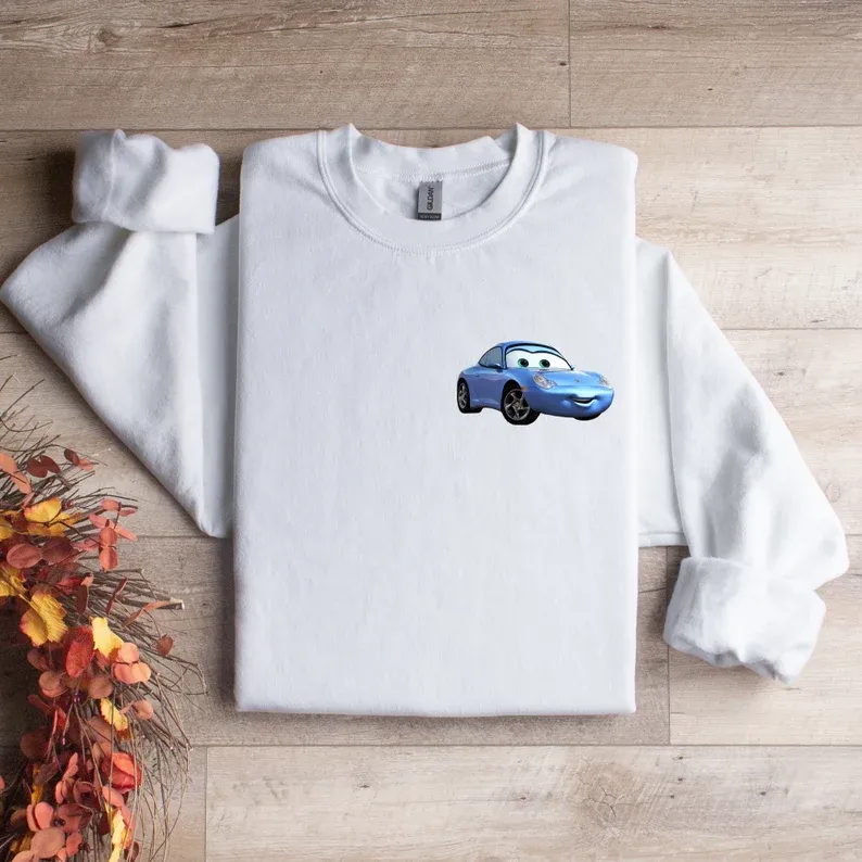 Matching Couple Hoodies - Custom Embroidered Cars Mcqueen And Sally Sweatshirts Unique Gift For Couples