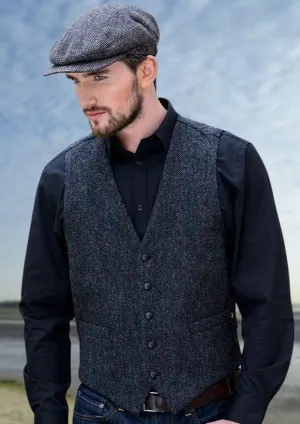 Mucros Tweed Waistcoat | Charcoal