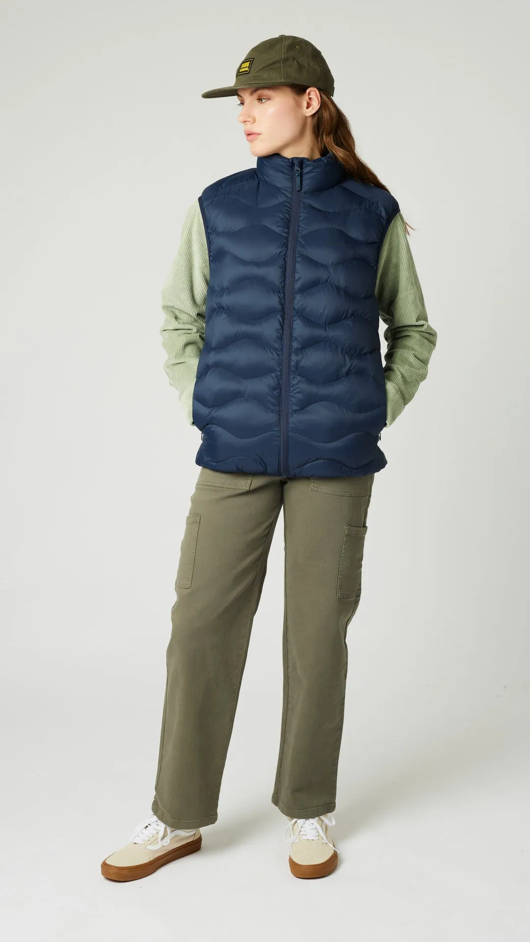 NAVY BLIZZARD PUFFER VEST