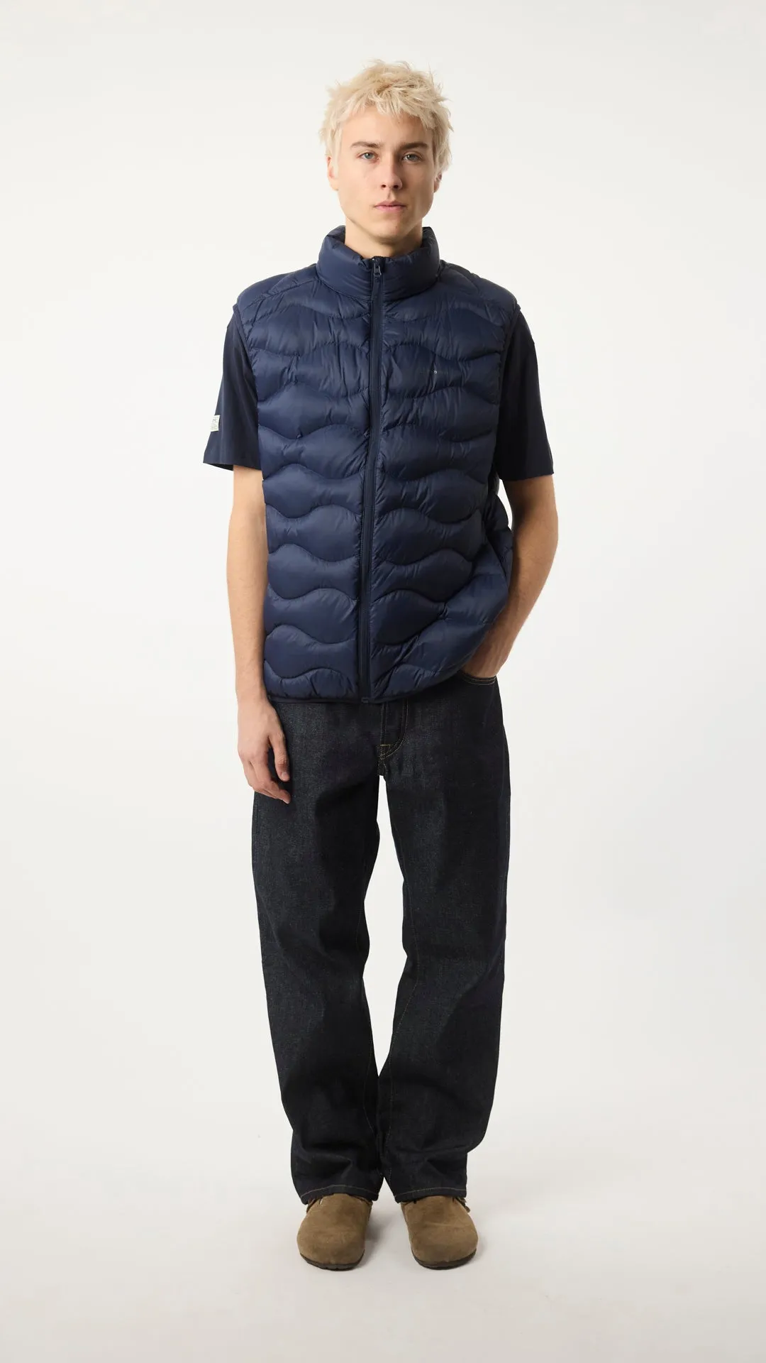 NAVY BLIZZARD PUFFER VEST