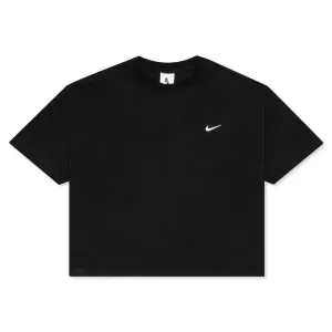 NikeLab Women's Fleece T-Shirt - Black/White