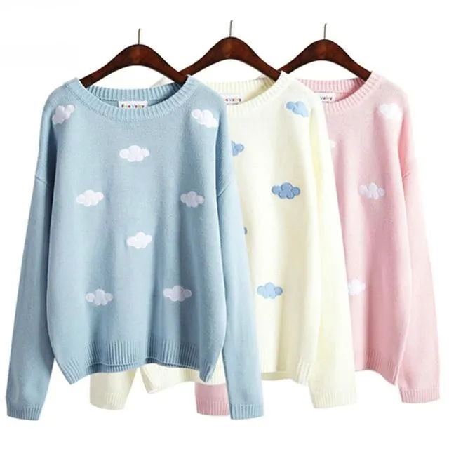 Pastel Clouds Crewneck