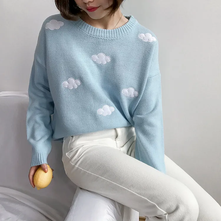 Pastel Clouds Crewneck