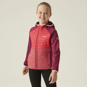 Regatta Kids Kielder Hybrid VIII Jacket - Rumba Red/Red Sky - 3-4YRS