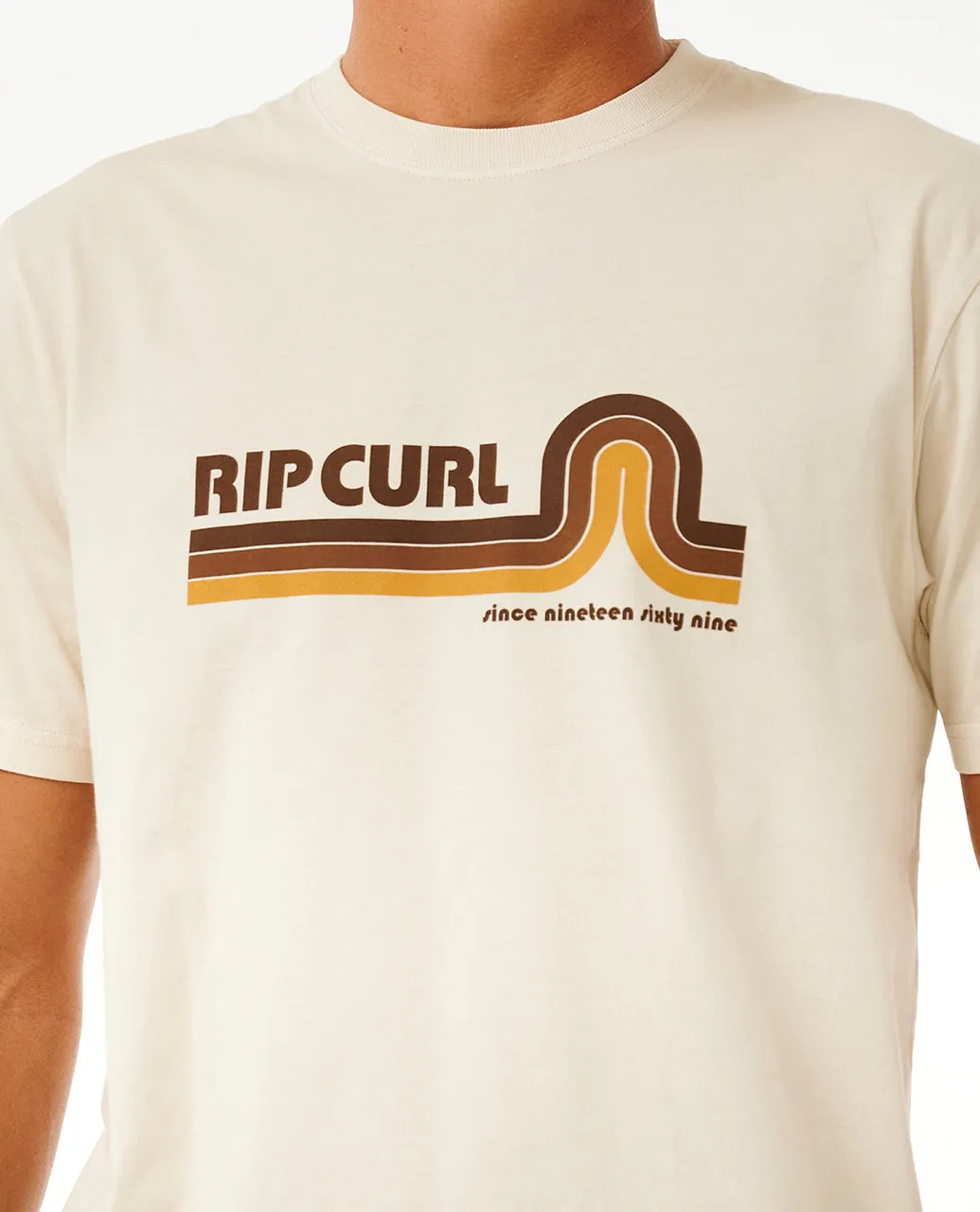 Rip Curl Mens Revival Mumma Crew Neck Short Sleeve T-Shirt