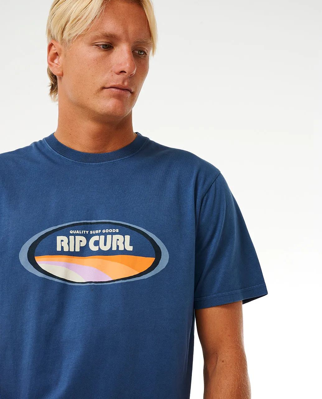 Rip Curl Mens Revival Mumma Crew Neck Short Sleeve T-Shirt