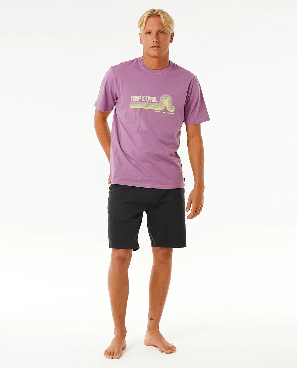 Rip Curl Mens Revival Mumma Crew Neck Short Sleeve T-Shirt