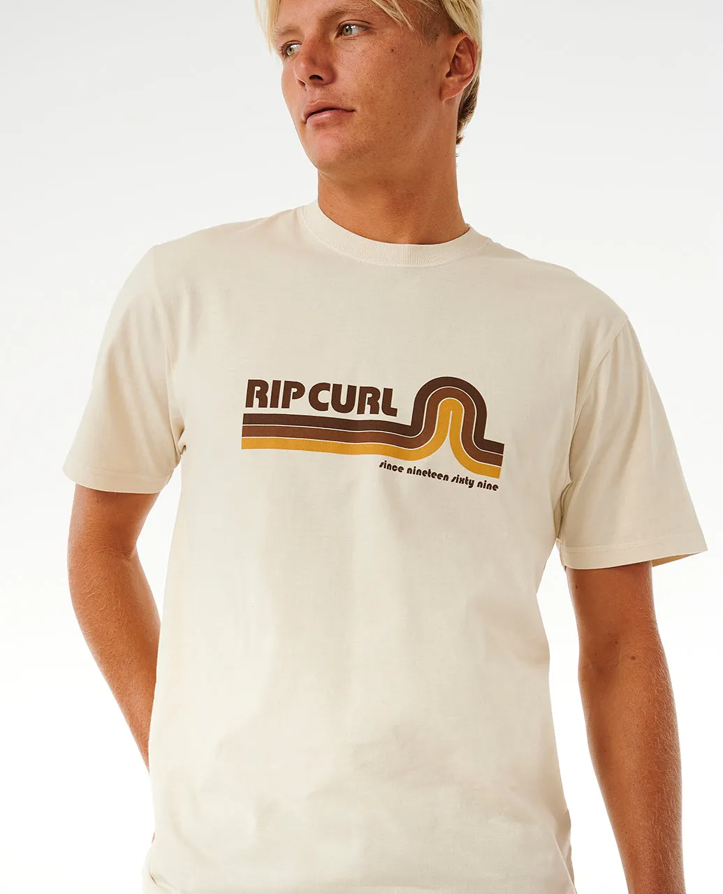 Rip Curl Mens Revival Mumma Crew Neck Short Sleeve T-Shirt