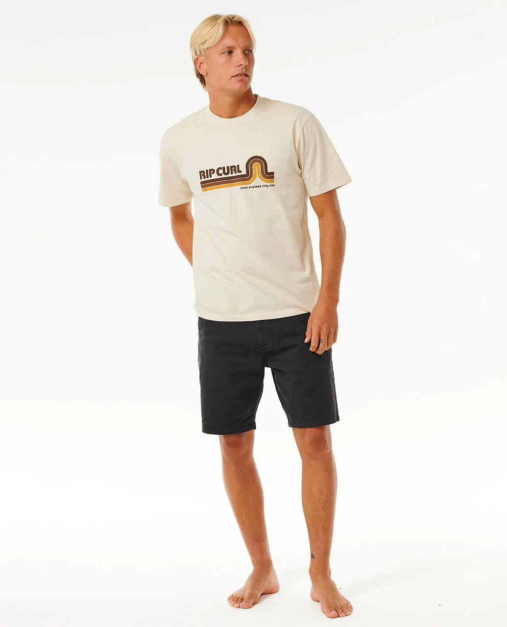 Rip Curl Mens Revival Mumma Crew Neck Short Sleeve T-Shirt