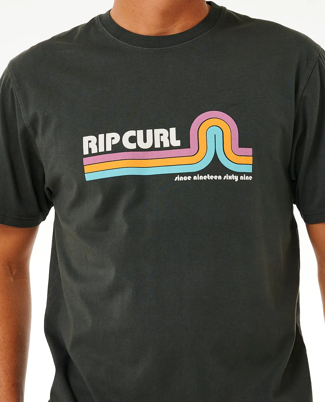 Rip Curl Mens Revival Mumma Crew Neck Short Sleeve T-Shirt