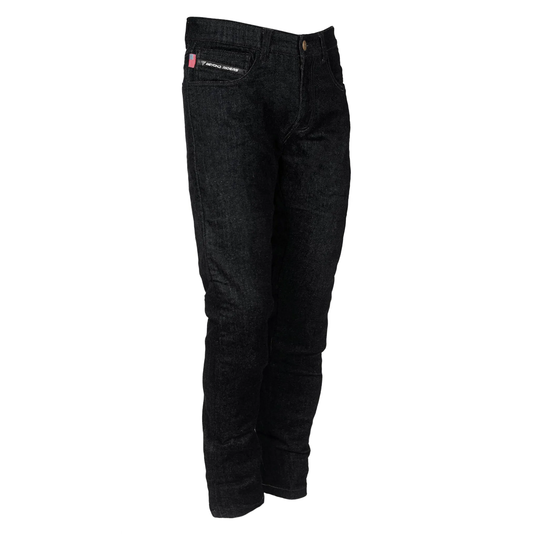 SALE Loose Fit Protective Jeans - Black with Pads