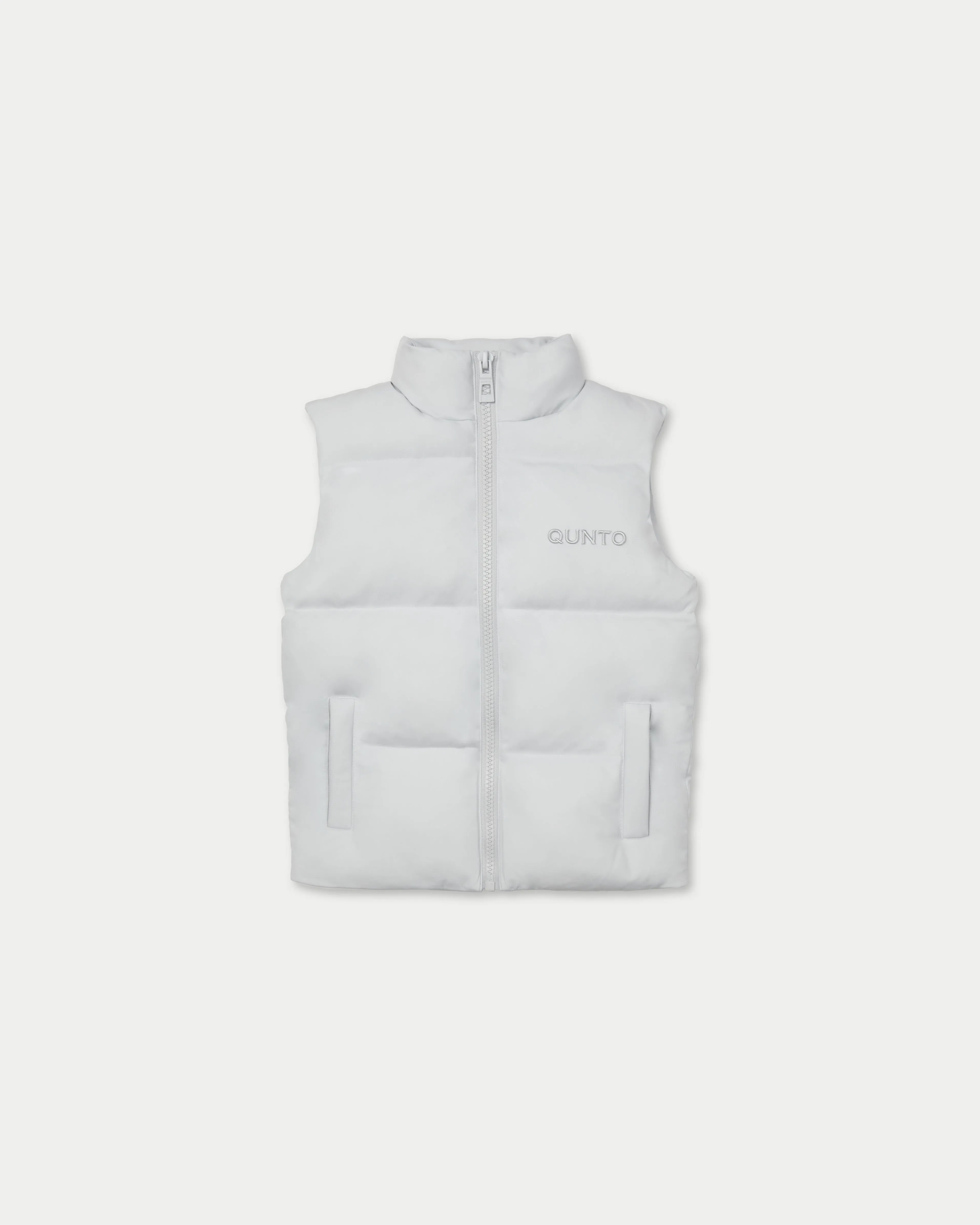 Super Puffer Vest Silver KIDS