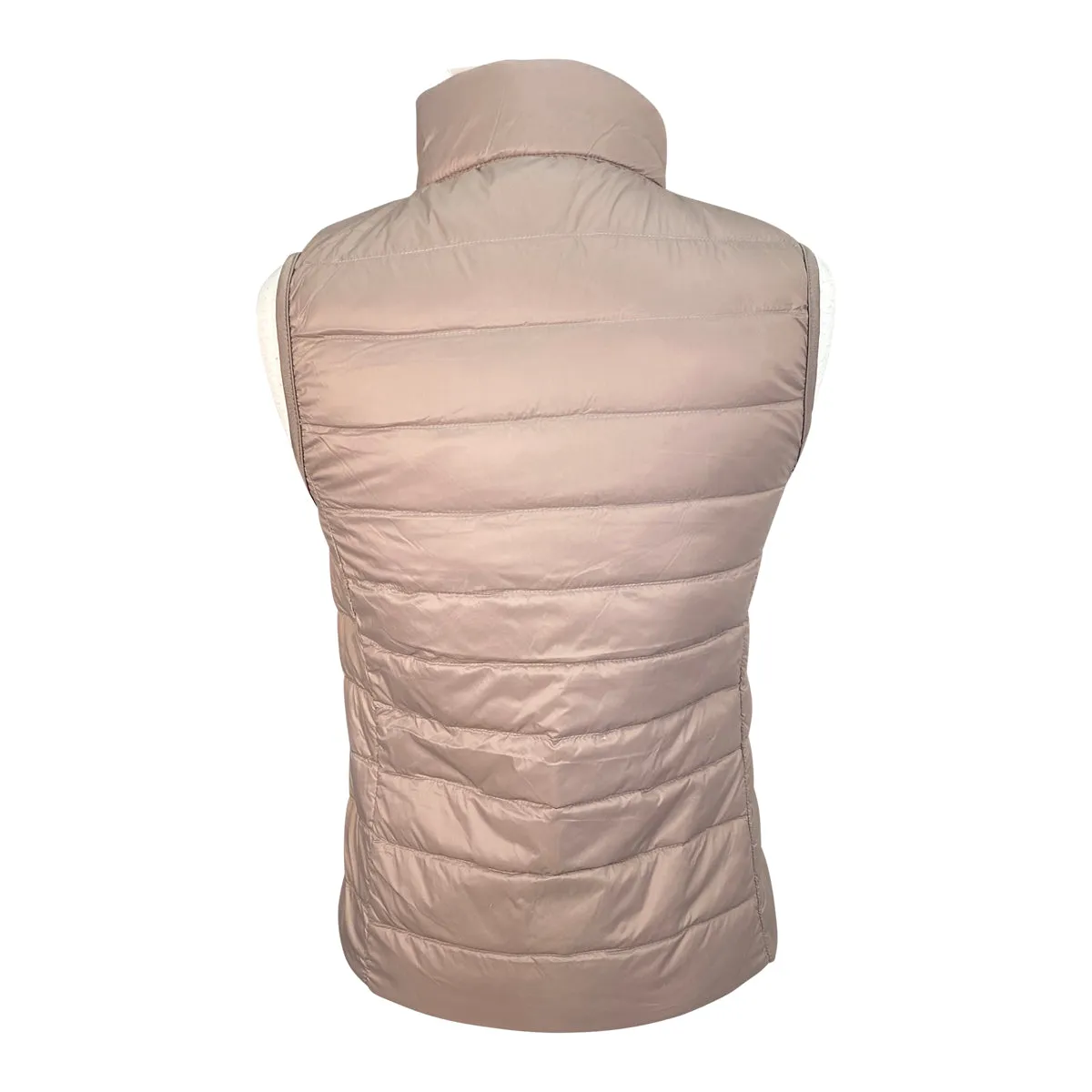 Ultra Light Packable Down Vest in Tan - Women's Medium